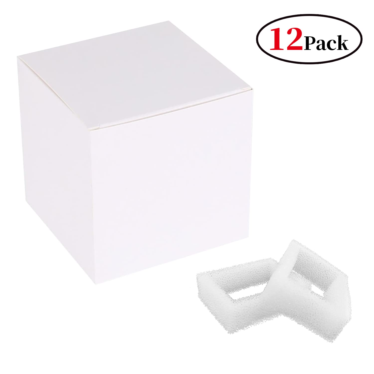 Sponge Foam Filter Replacement For Cup Cake Ceramic Pet Fountain And 2L/67Oz Round Stainless Steel Cat Water Fountain, Katlikatq