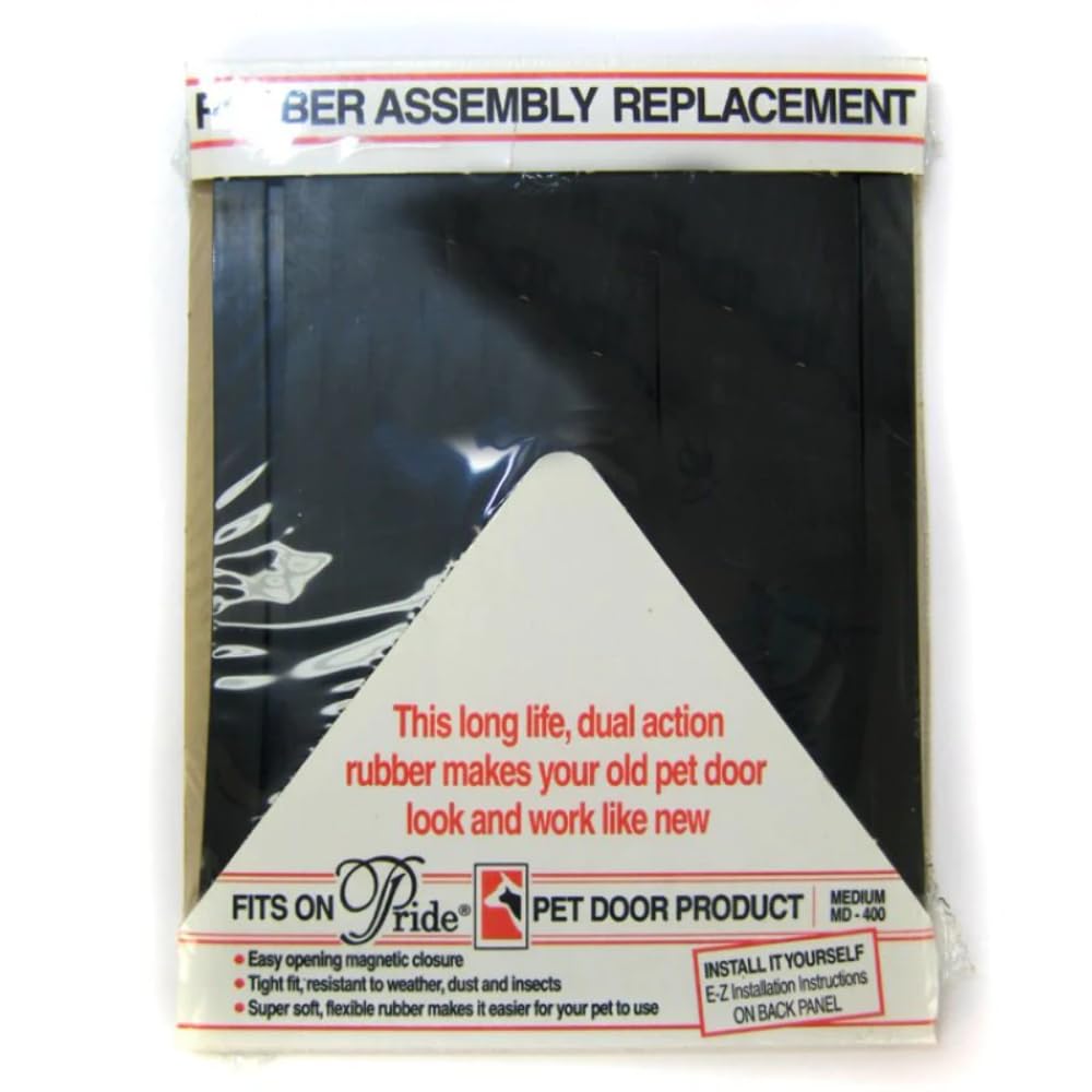 Pride Pet Doors Rubber Assembly Replacement Pet Door Flap - Medium 14.5' Lx10.5 W