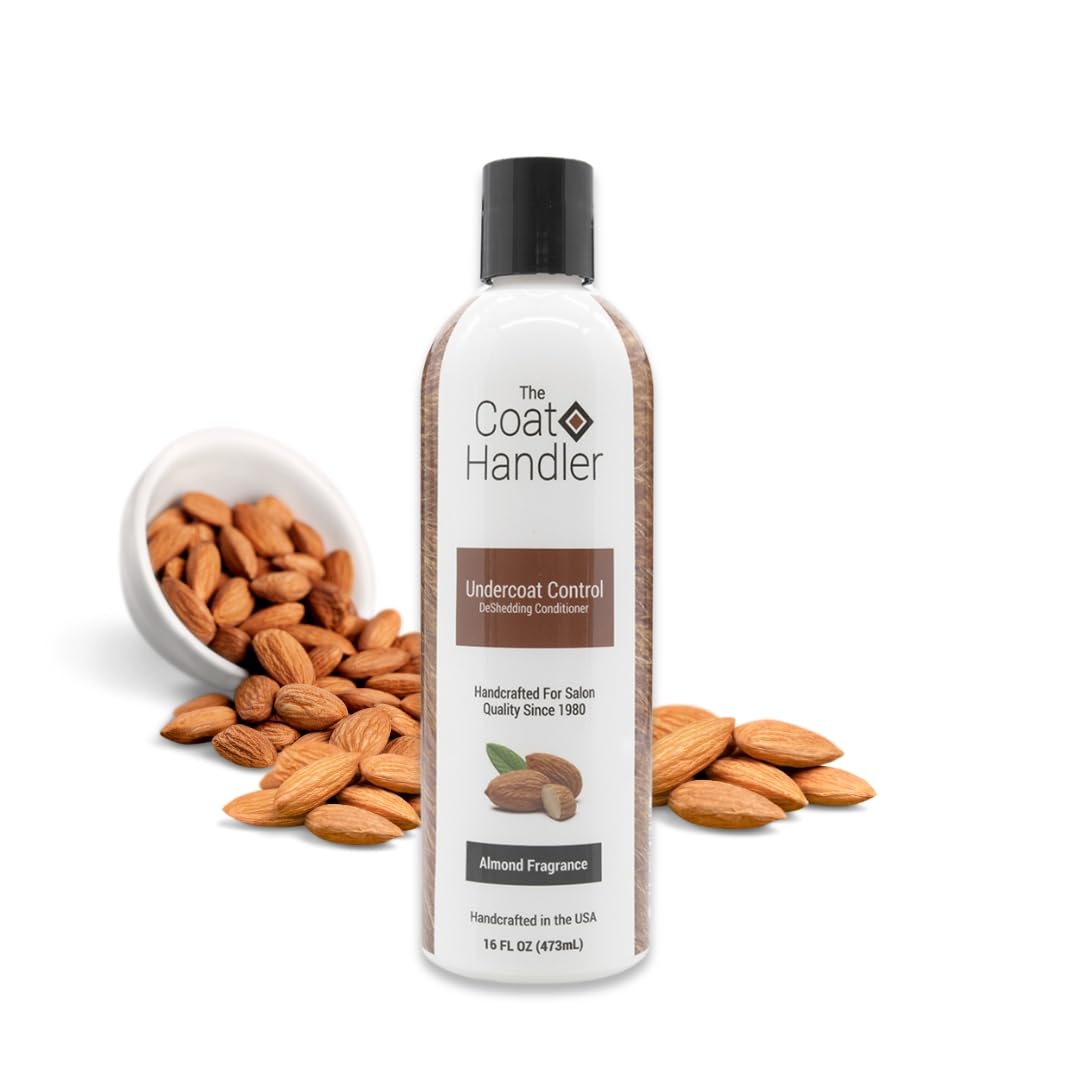 The Coat Handler Undercoat Control Deshedding Conditioner, 16 Oz - Combats And Reduces Shedding, Undercoat Removal, Omega 3 & 6 