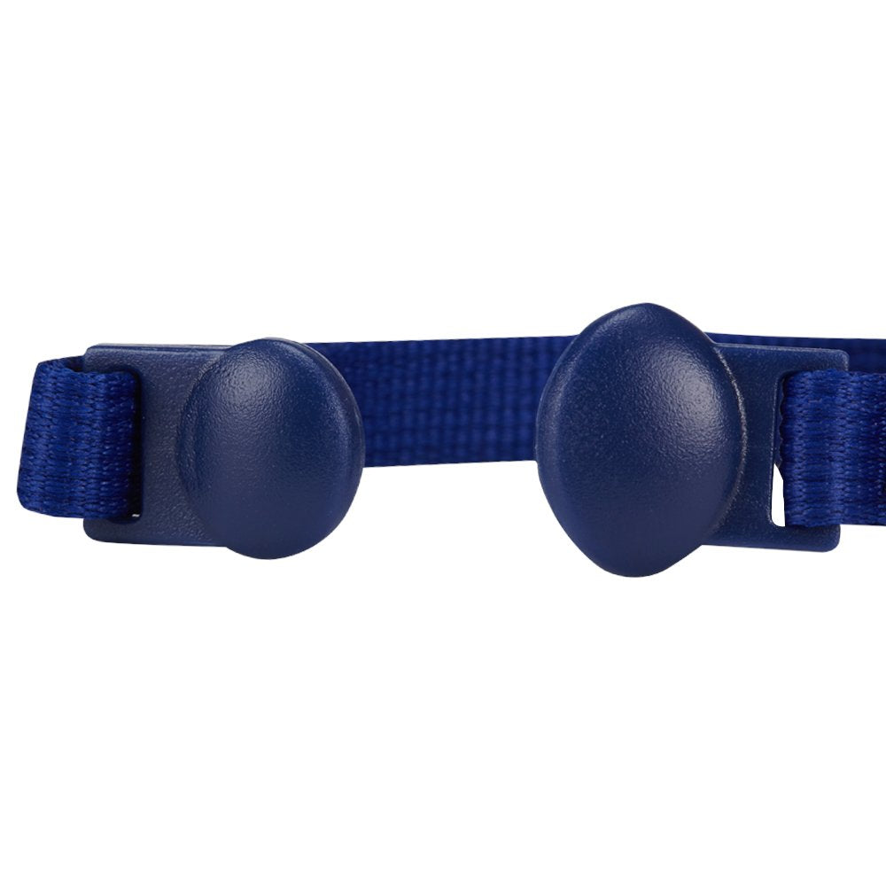 Blueberry Pet Timeless Navy Blue Cat Collar With Bells, Chic Fish Print, Handmade Bow Tie, Christmas Cat Collar, Adjustable 9'-13', Eco-Friendly, Preciosa Crystal, Gift For Cat Lovers