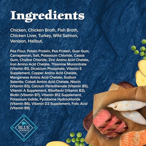 Blue Buffalo Wilderness Denali Dinner Wet Dog Food, High-Protein & Grain-Free, Made with Natural Ingredients, Wild Salmon, Venis