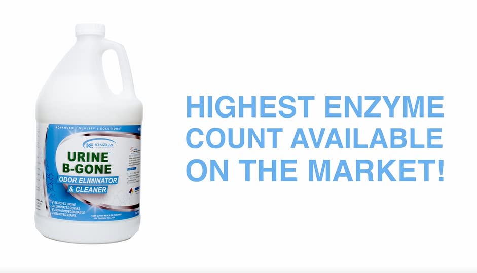 Urine-B-Gone Professional Urine Enzyme Odor Eliminator, 128 Fl Oz, Model KE-189UBG-1, Effectively Eliminates Stains and Odors