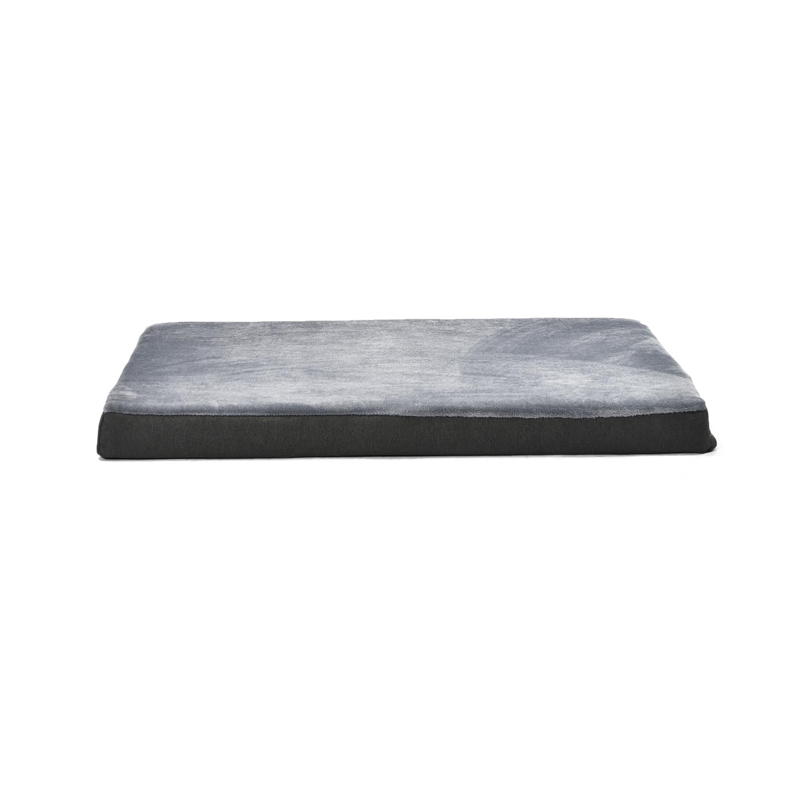 Amazon Basics Orthopedic Dog Bed Medium - Couch Style, Machine Washable, Non-Skid Removable Cover, 50'' X 34'' X 5'', Grey