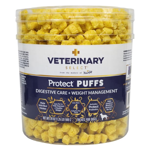 Veterinary Select Protect Puffs Digestive Care + Weight Mangement, 20 oz.