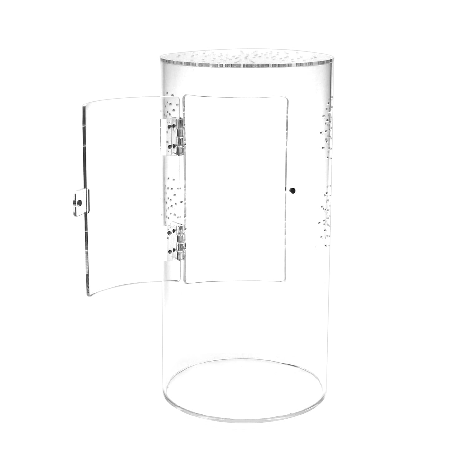 Naneezoo Acrylic Tarantula Enclosure Jumping Spider Enclosure With Front Opening Door Micro Habitat Terrarium For Small Tree Dwe