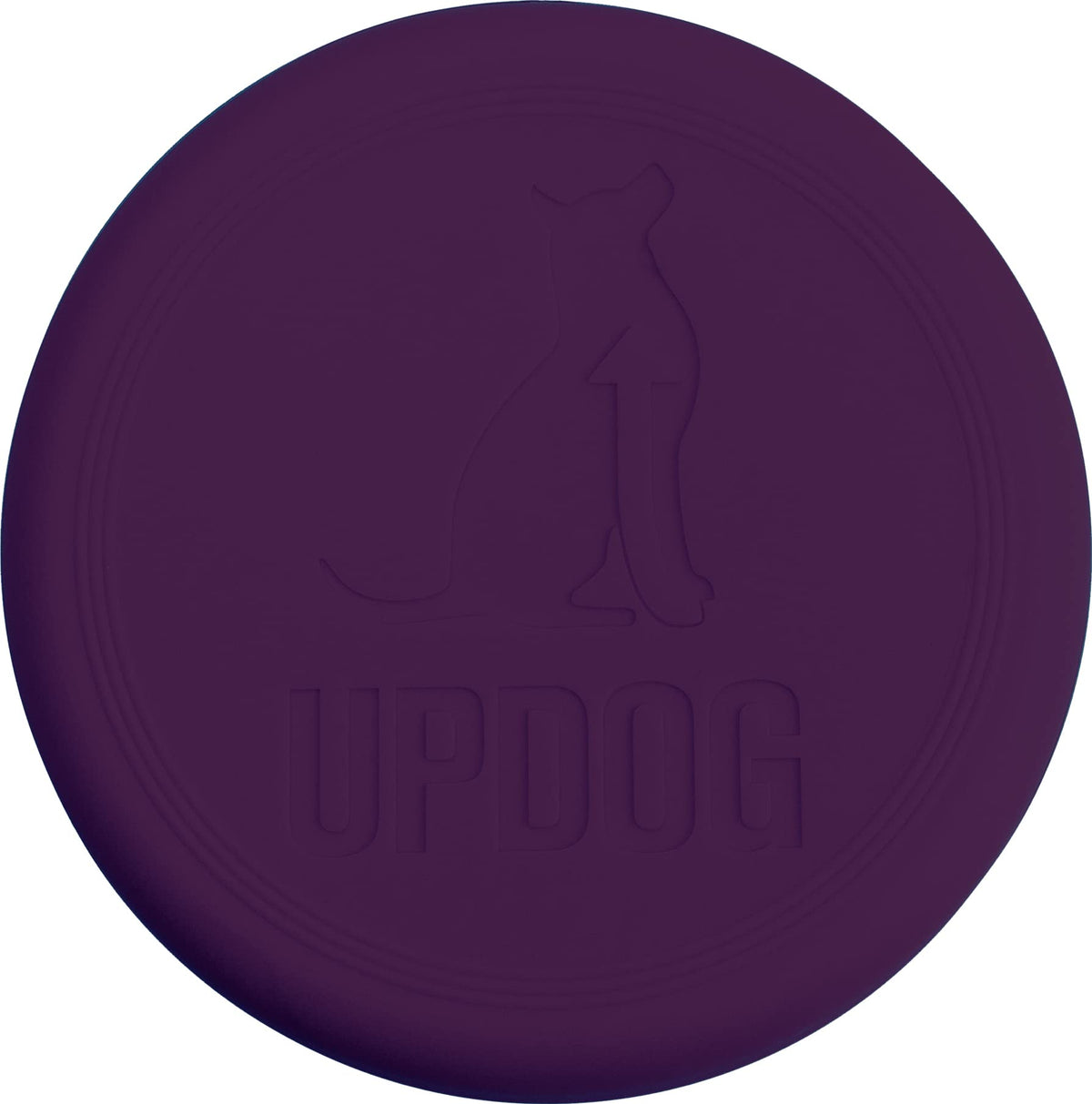 Updog Products 6-Inch Dog Frisbee Small, Lightweight And Durable Frisbee For Dogs Made In Usa Bright Colored Frisbee Dog Toy (Purple)