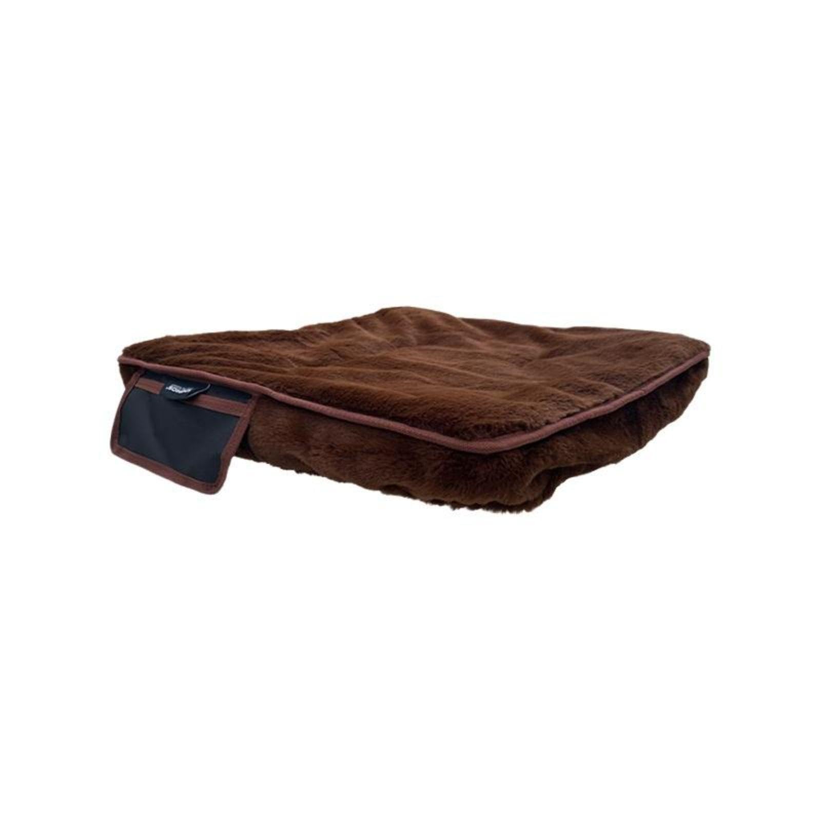 MERISHOPP Dog Bed, cleanable Plush Removable Cover, Portable, Suitable for Indoor and Outdoor use Coffee Mat 48 * 48 * 26cm