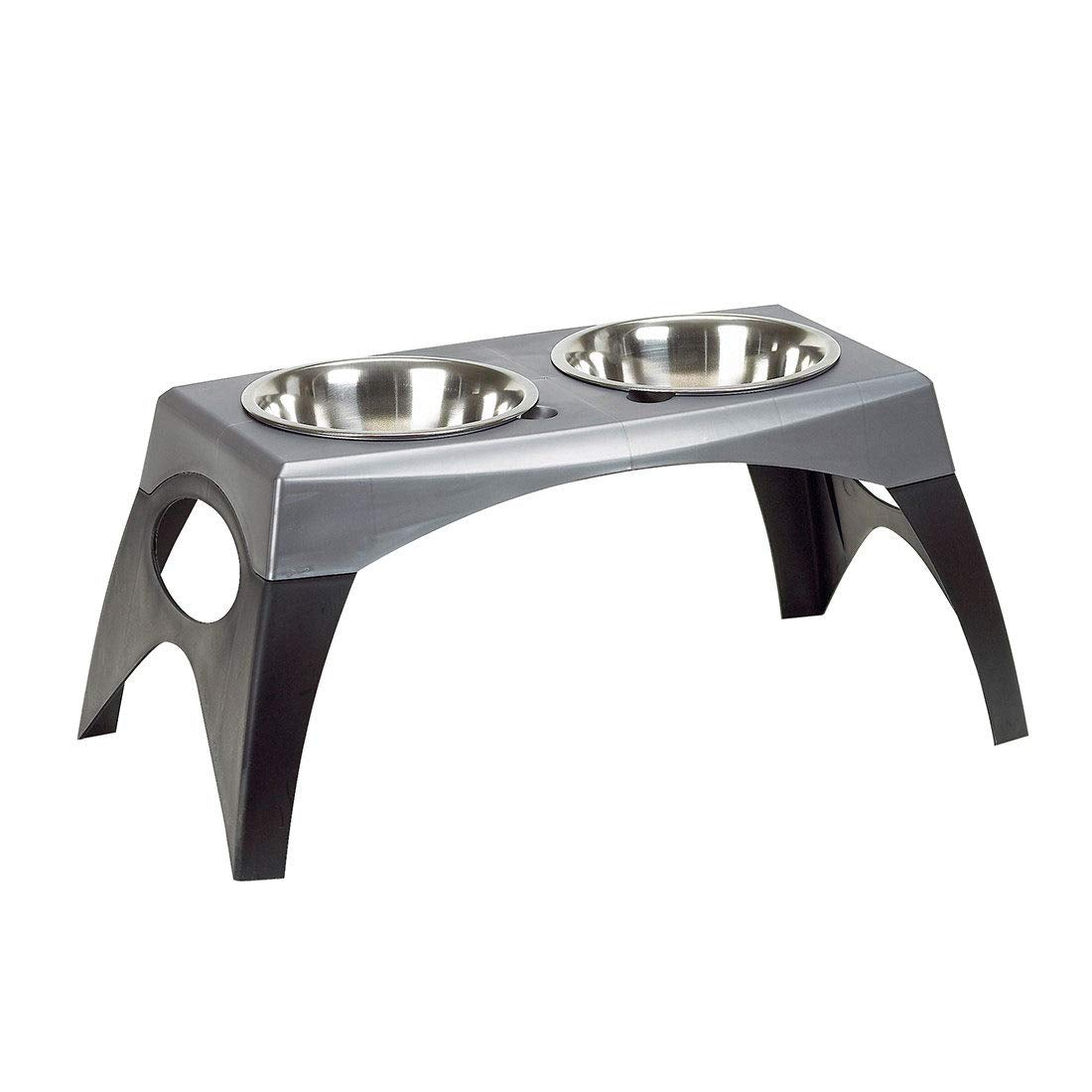 Coastal Pet - Maslow - Elevated Feeder - Single Pack, Grey And Black, X-Large