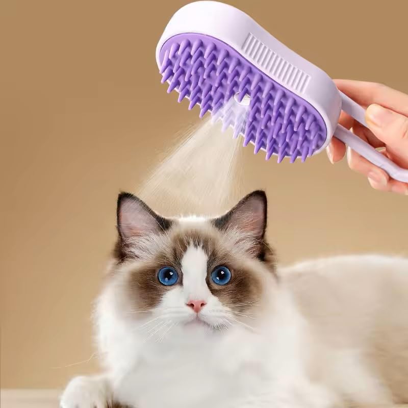 2024 Multifunctional Pet Grooming Brush - 3-In-1 Detangling And Massage Comb For Removing Loose Hair From Cats And Dogs