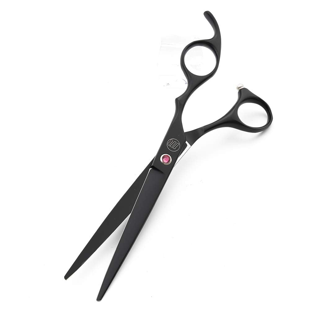 Moontay 7 Dog Grooming Scissors Set - 4-Piece Stainless Steel Shears for Dogs, Cats & Pets, Black