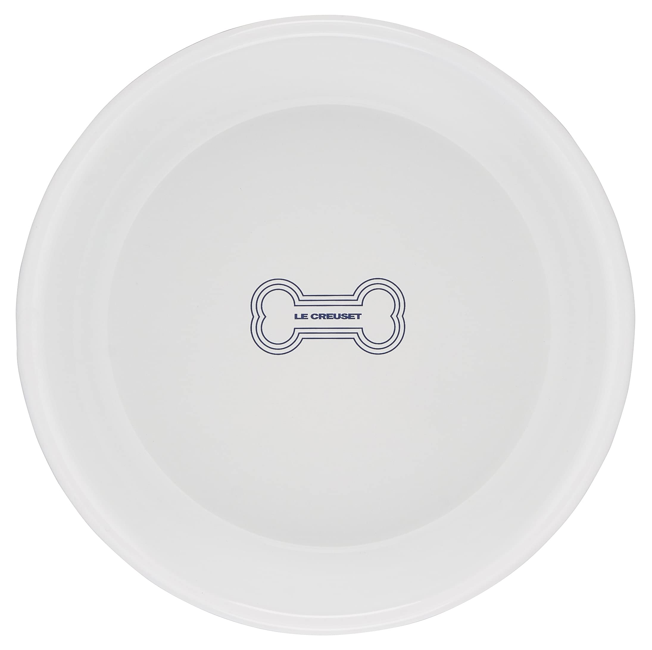 Le Creuset Enamel on Steel Large Dog Bowl, 6 Cups, Dark Blue