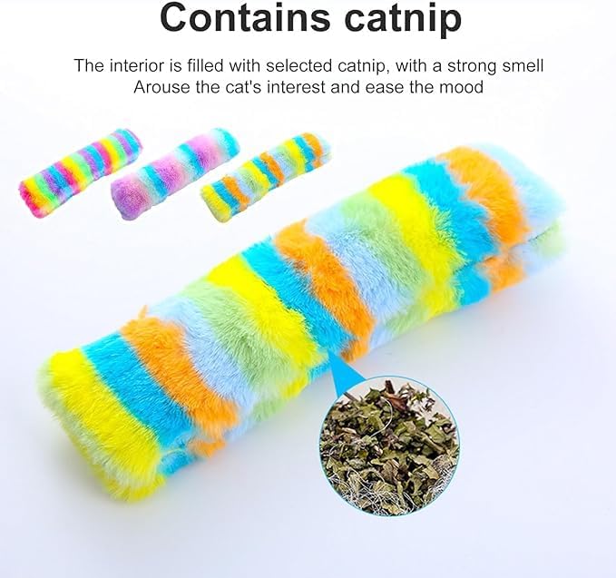Generic Interactive Cat Toy Set Of 3 - Catnip For Indoor Cats, Fun Kitten Toys, Catnip Toys For Indoor Cats - Best Cat Accessori