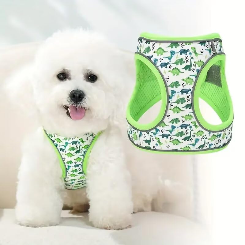 Dog Harness Small Sized Dog - No Pull Reflective Adjustable - Step-In For Small, Medium, Large Dogs & Cats- Easy Control, Comfor