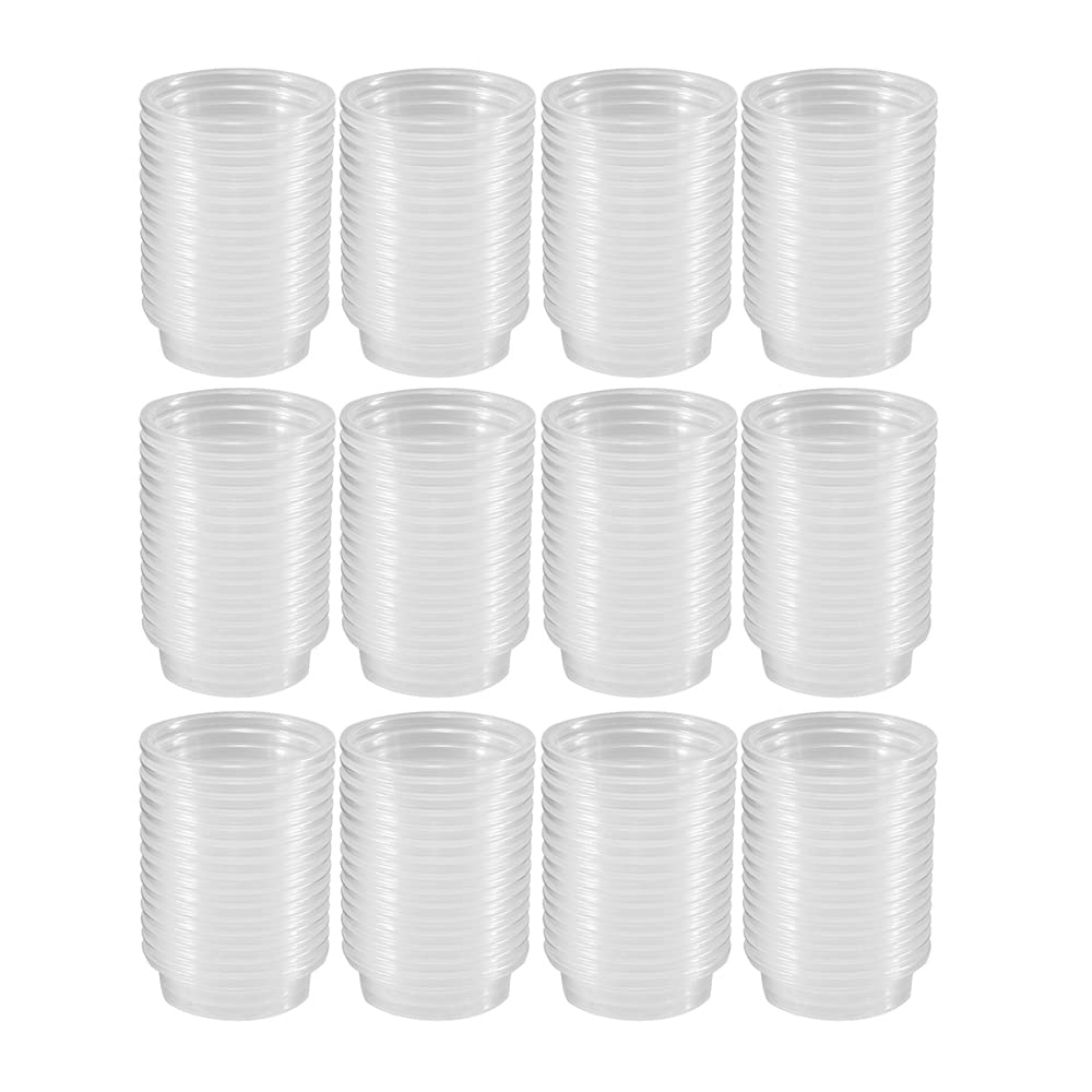 Mrtioo 200 Pcs 0.5Oz Crested Gecko Food And Water Feeding Cups, Reptile Feeder Bowls, For Lizard And Other Small Pet Ledge Accessories Supplies