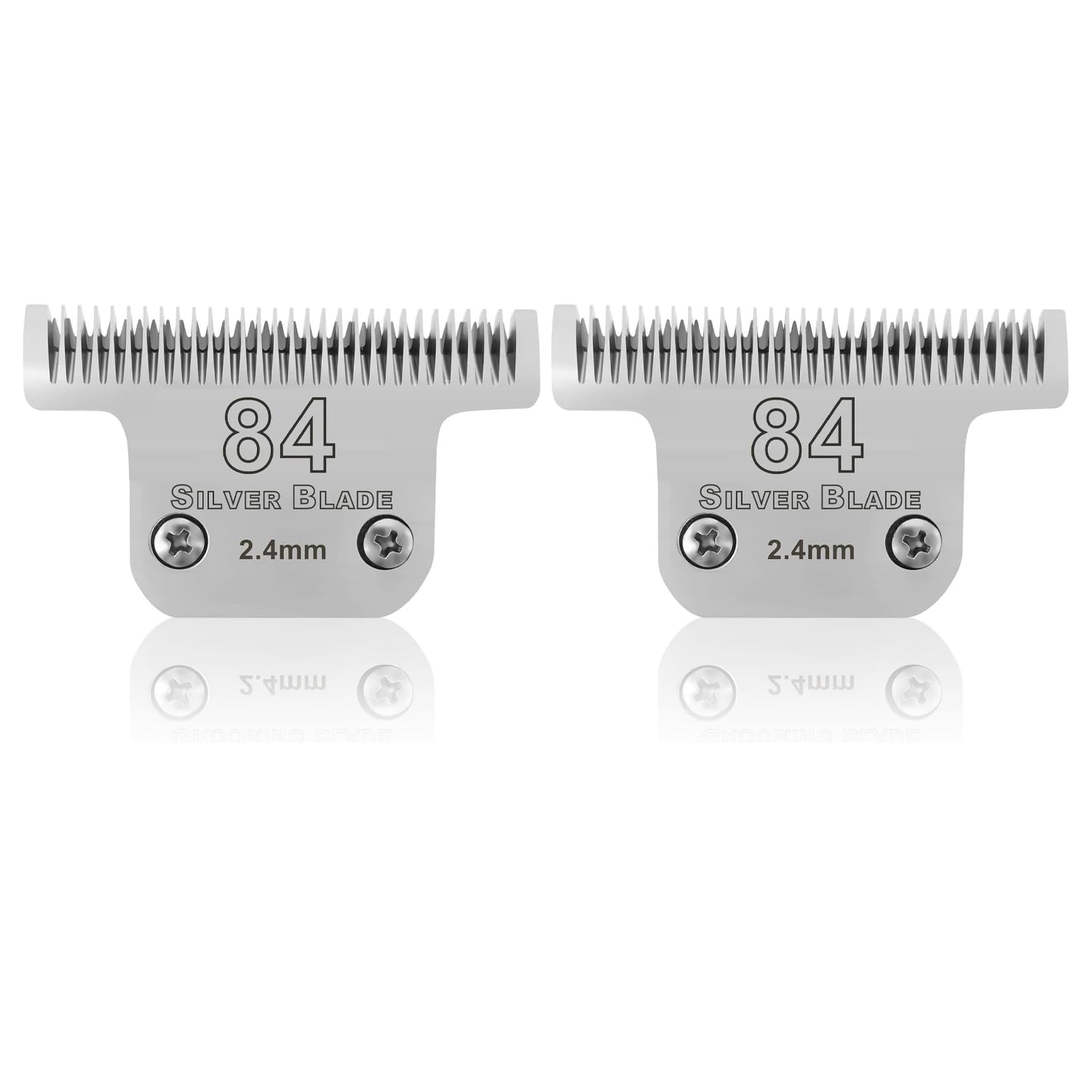 2 Pcs 84 Detachable Replacement Blades,compatible with oster Classic 76/Star-Teq/Power-Teq andi A*dis AGC,BDC,BGC,MBG Series Cli