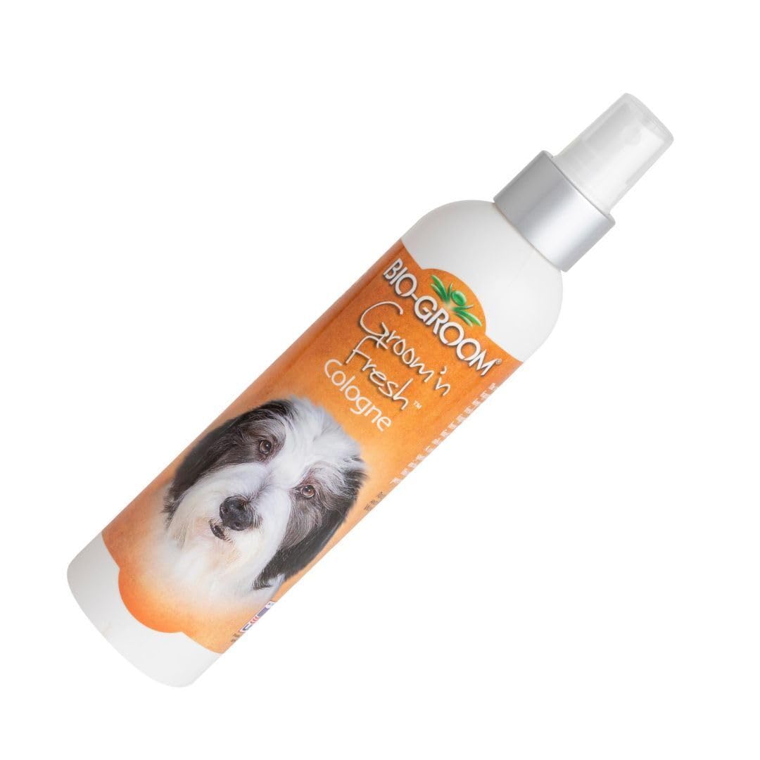 Bio-Groom Groom'N Fresh Dog Cologne - Deodorizing Spray, Dog Bathing Supplies, Puppy Wash, Cat & Dog Grooming Supplies, Cruelty-Free, Made In Usa, Dog Perfume - 8 Fl Oz 2-Pack