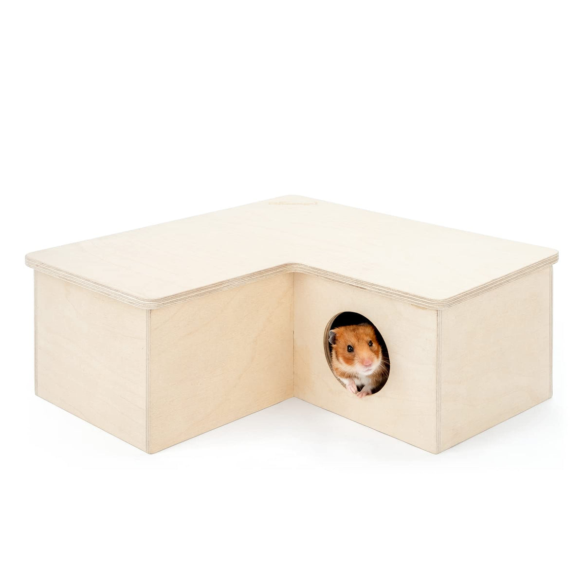 Niteangel Multi-Chamber Hamster House Maze: - Multi-Room Hideouts & Tunnel Exploring Toys For Hamster Gerbils Mice Lemmings (3-Room Large)