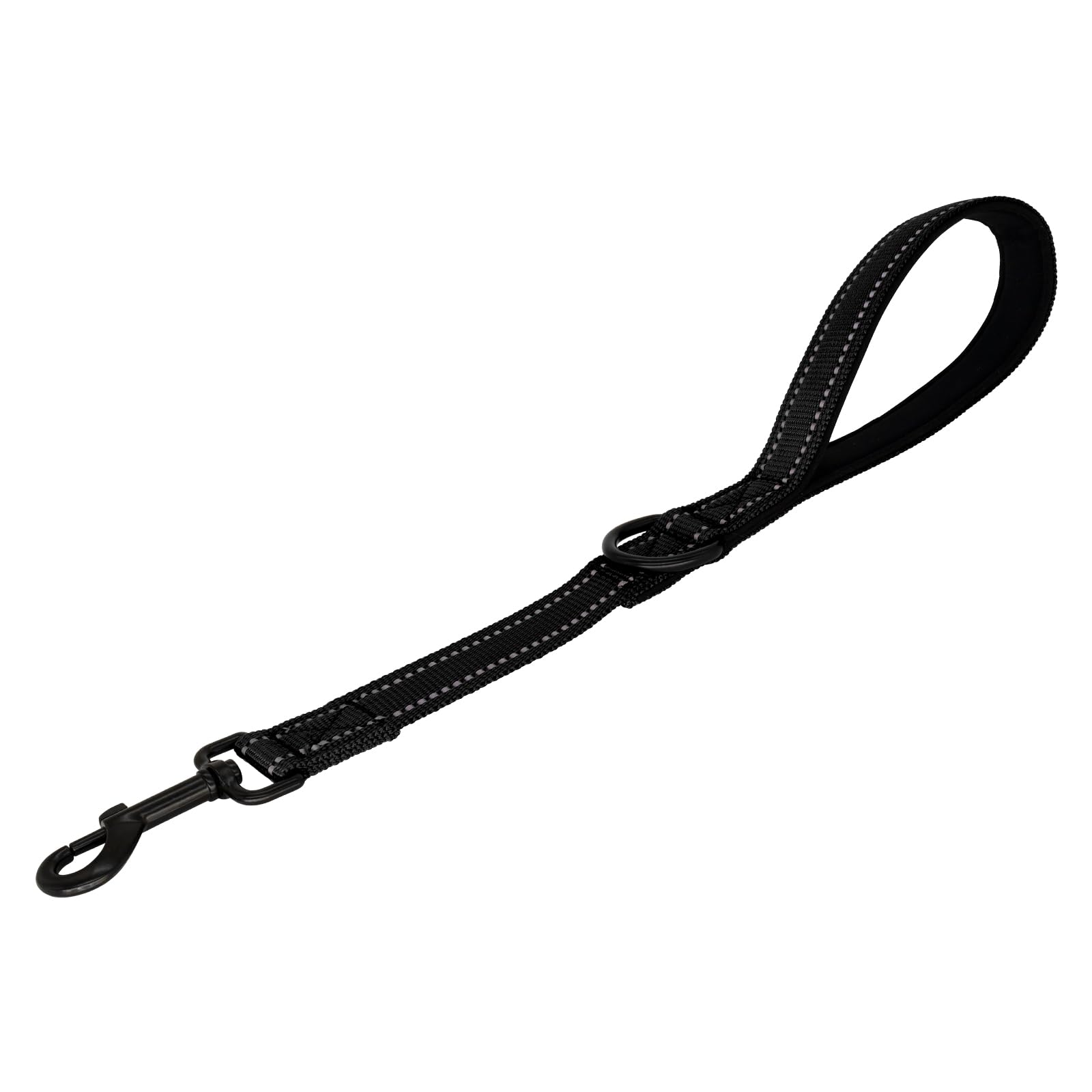 Giecooh Short Dog Leash, Reflective Traffic Leash With Padded Handle, 1.5 Ft Nylon Training Leashes For Small Meidum Large Dogs,