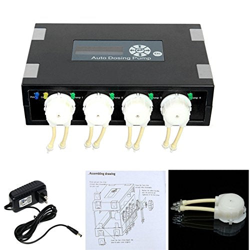 Jebao Programmable Auto Dosing Pump Dp-4, Black