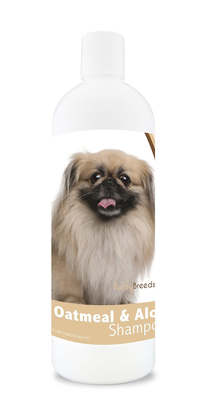 Healthy Breeds Oatmeal Shampoo for Pekingese - Aloe Infused, 16 oz