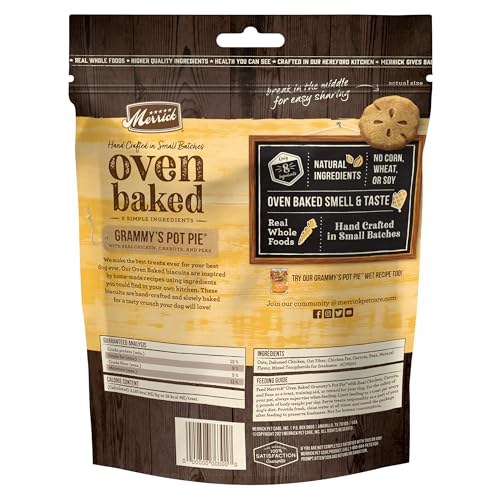 Merrick Oven Baked Grammys Pot Pie Natural Dog Treats