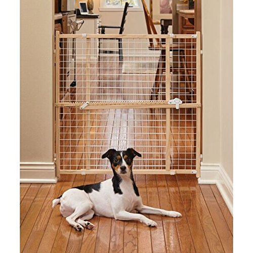 Midwest Homes For Pets Wire Mesh Pet Safety Gate, 32 Inches Tall & Expands 29-50 Inches Wide