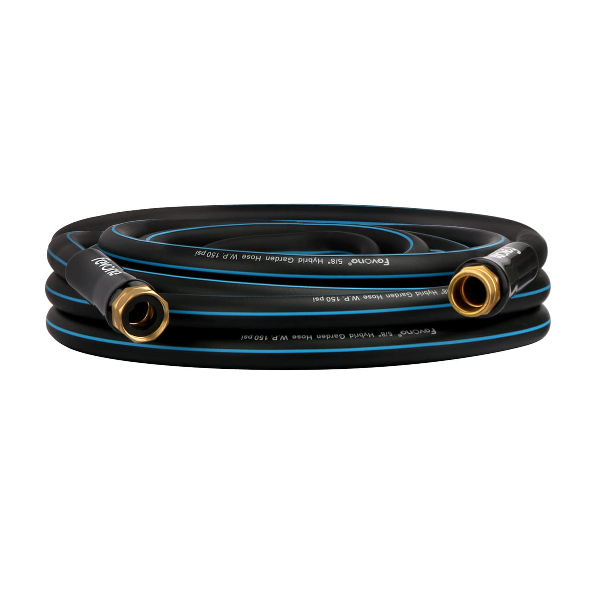 Fevone Garden Hose 25 Ft Heavy Duty Water Hose 58 Garden Hose 25 Feet, Lawn  Garden Watering Equipment, 34 Solid Brass Fittins