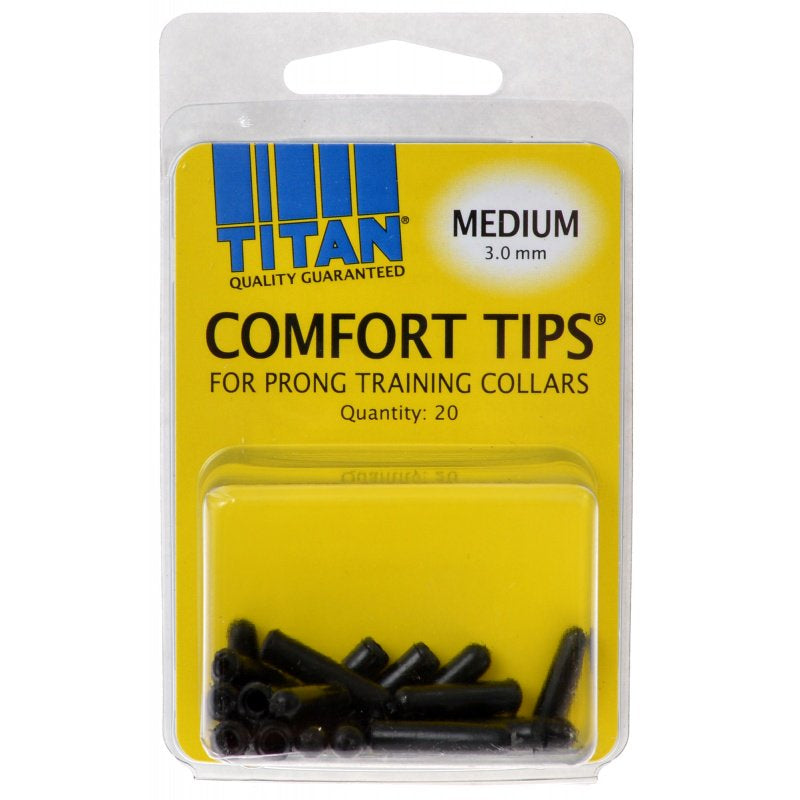 Chain Pinch Collar Rubber Tips ,Medium 3.0-Mm,20Pc
