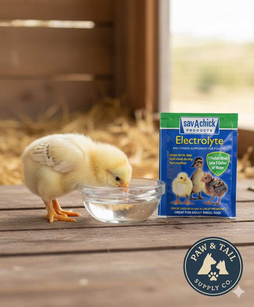 Sav-A-Chick Poultry Vitamins Electrolytes 3-Pack Bird Supplement Stress Relief