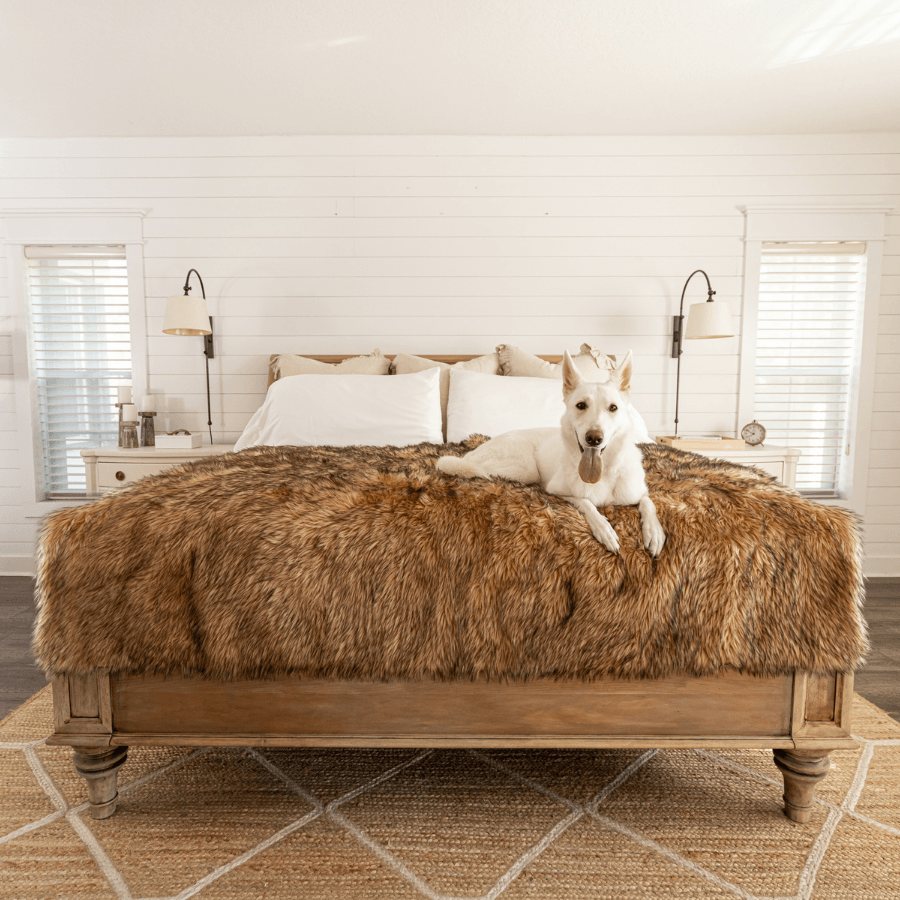 PupProtector Waterproof Throw Blanket - Sable Tan