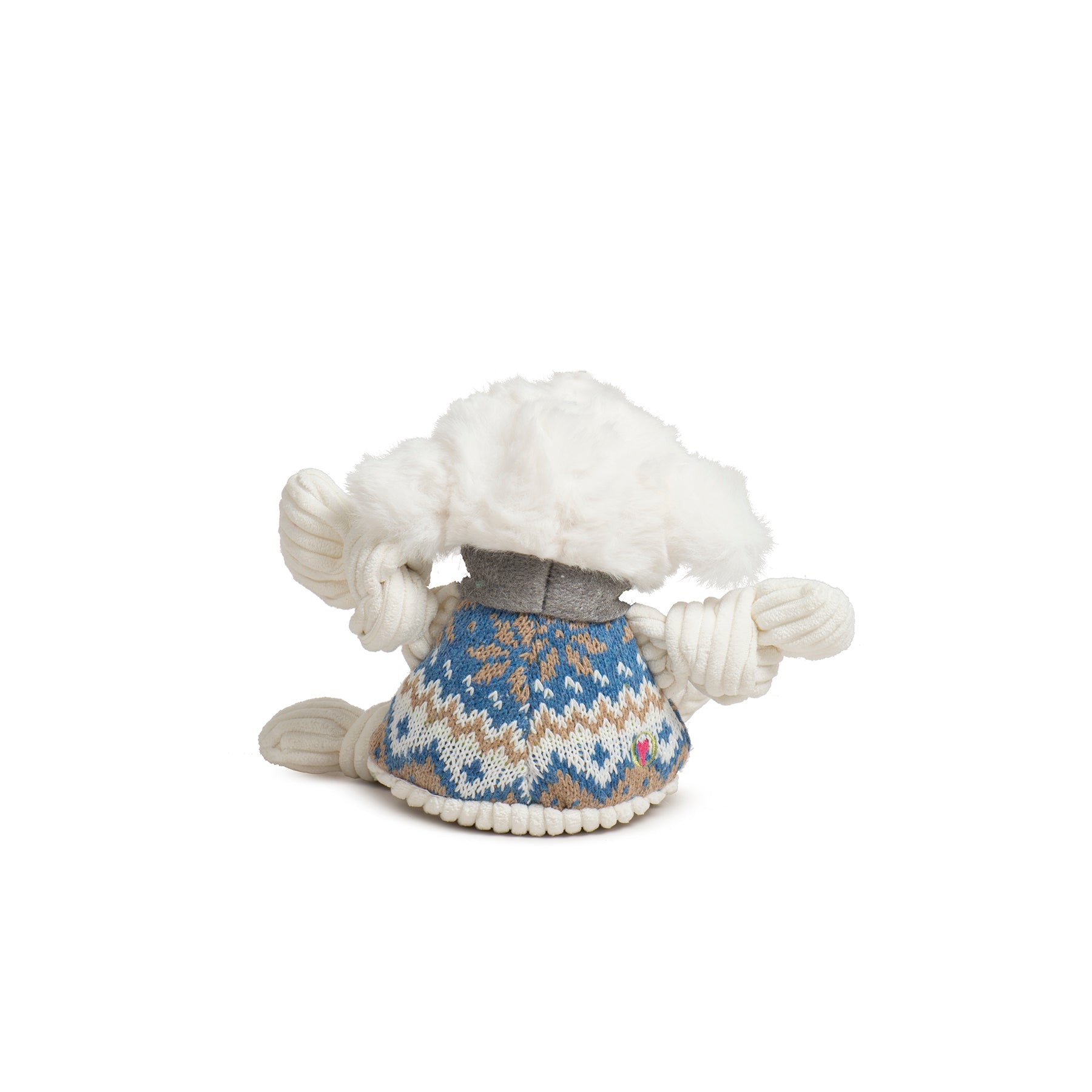 Leo Lamb Plush Dog Toy Knottie®