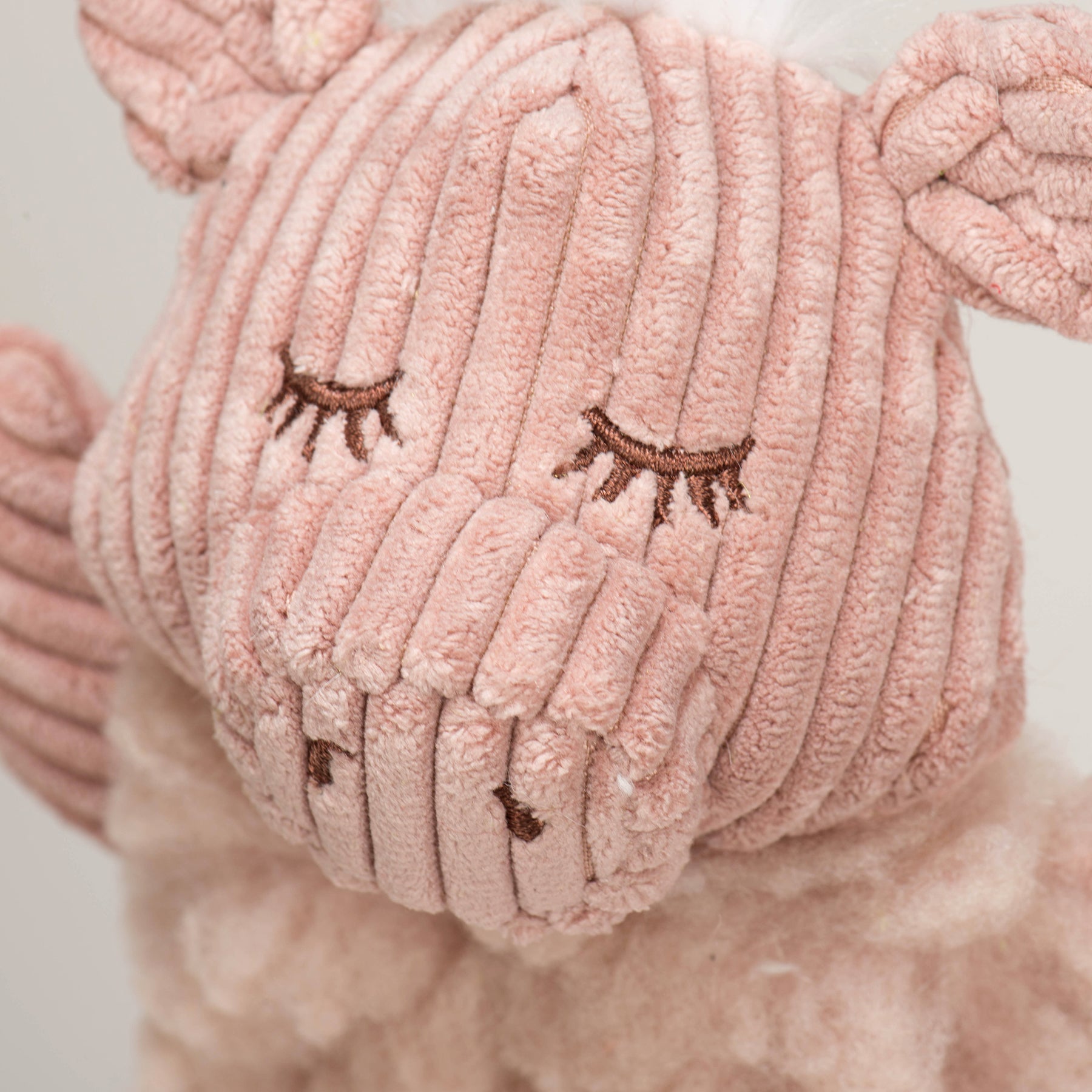 Penelope Pig Fluffer Long & Lovelie™ Durable Plush Dog Toy