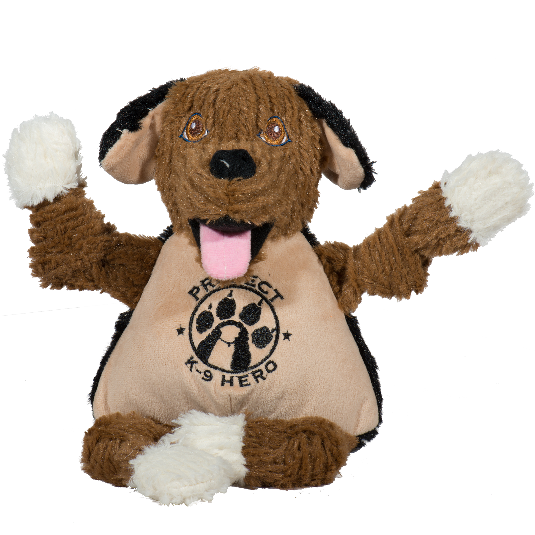 HuggleCause™, Project K-9 Hero, Flash Knottie® Plush Dog Toy, Large