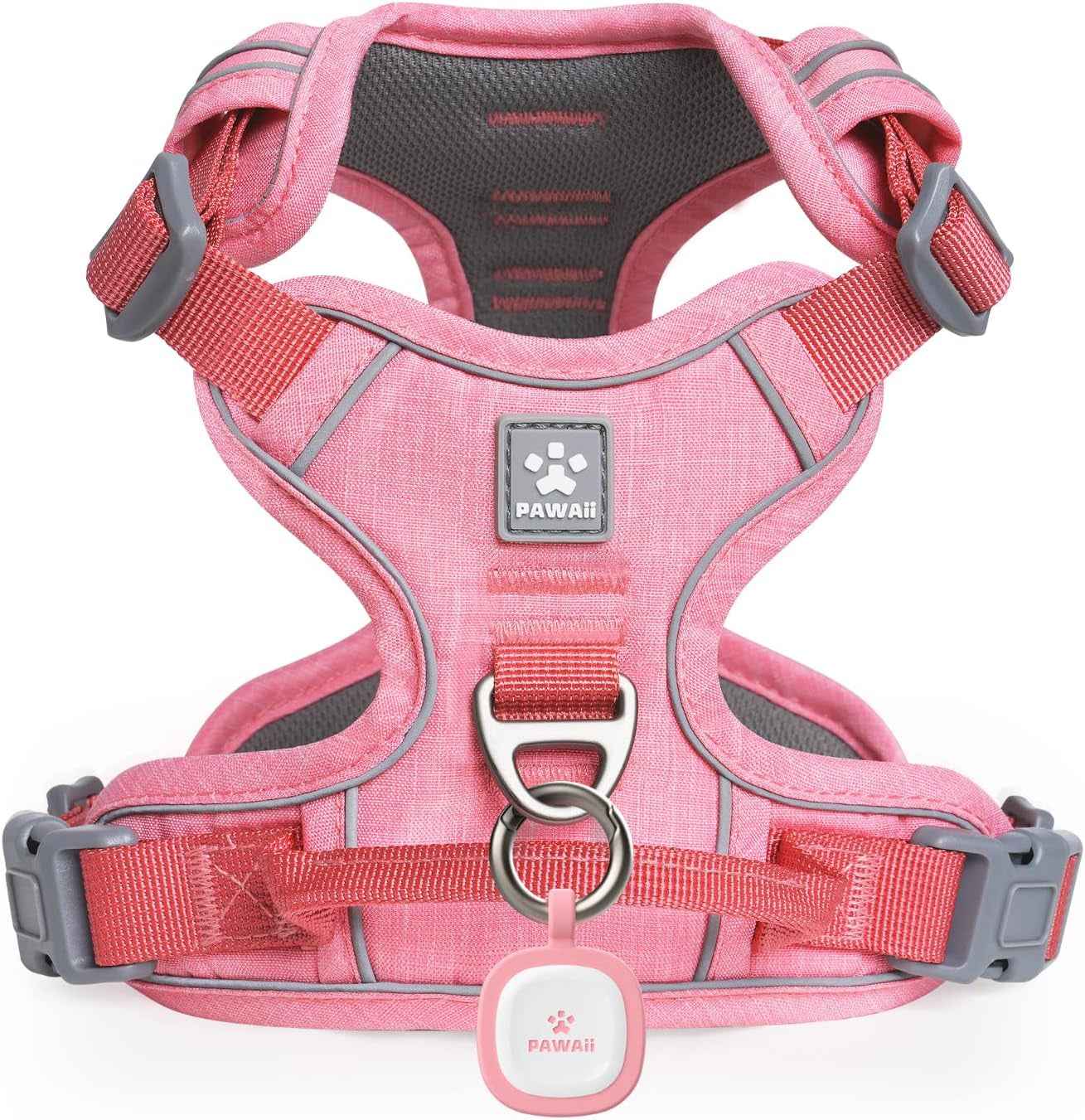 No-Pull Reflective Dog Harness with ID Tag