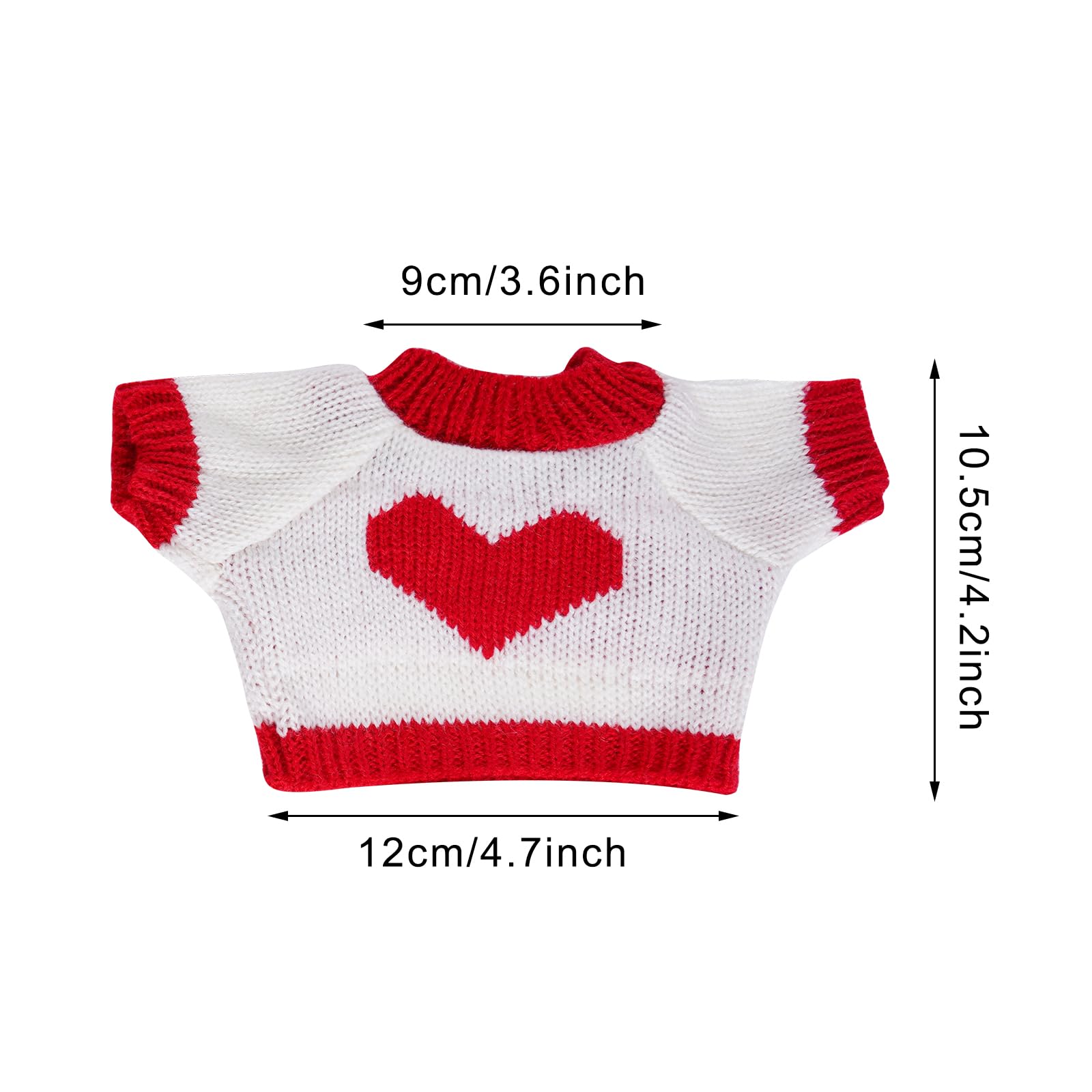 choyaxo 4 PCS Christmas Guinea Pig Clothes Hamster Sweater Ferret Knitted Clothes for Small Animal Outfit Winter Christmas Cloth