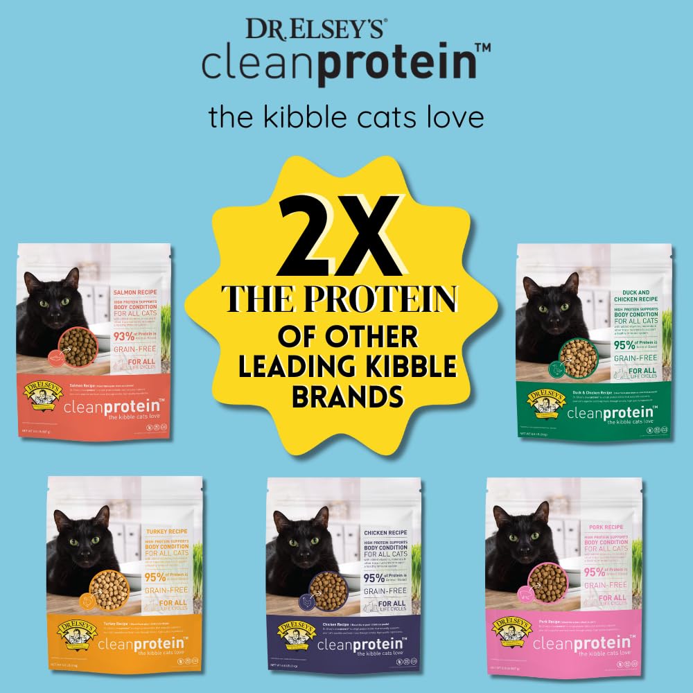 Dr. Elseys cleanprotein Pork Cat Kibble 6.6lb. Bag