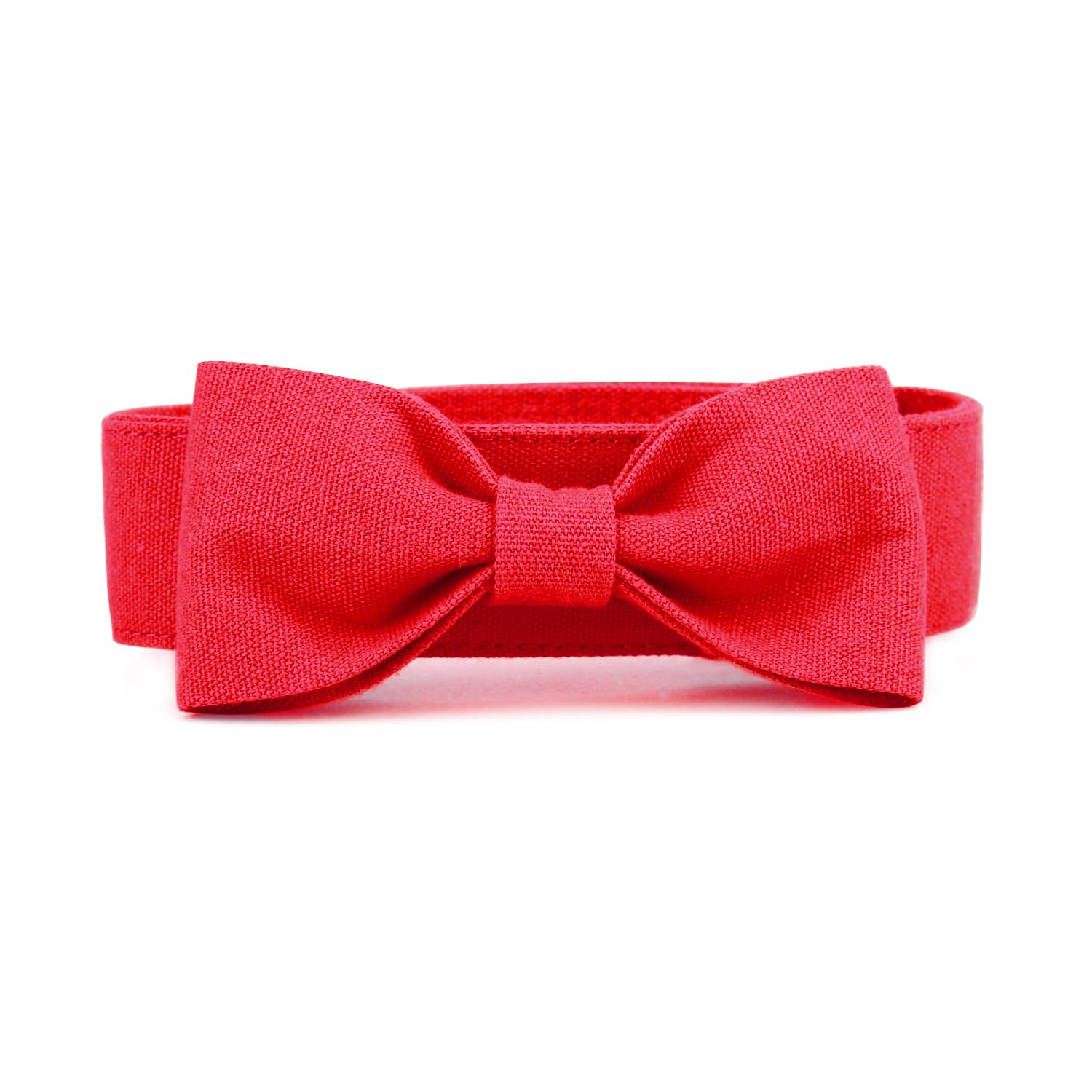 Segarty Dog Bow Ties For Small Medium Dogs, Adjustable Red Bowtie Collar, Durable Cat Neck Tie Tuxedo Comfortable Cotton Girl Pe