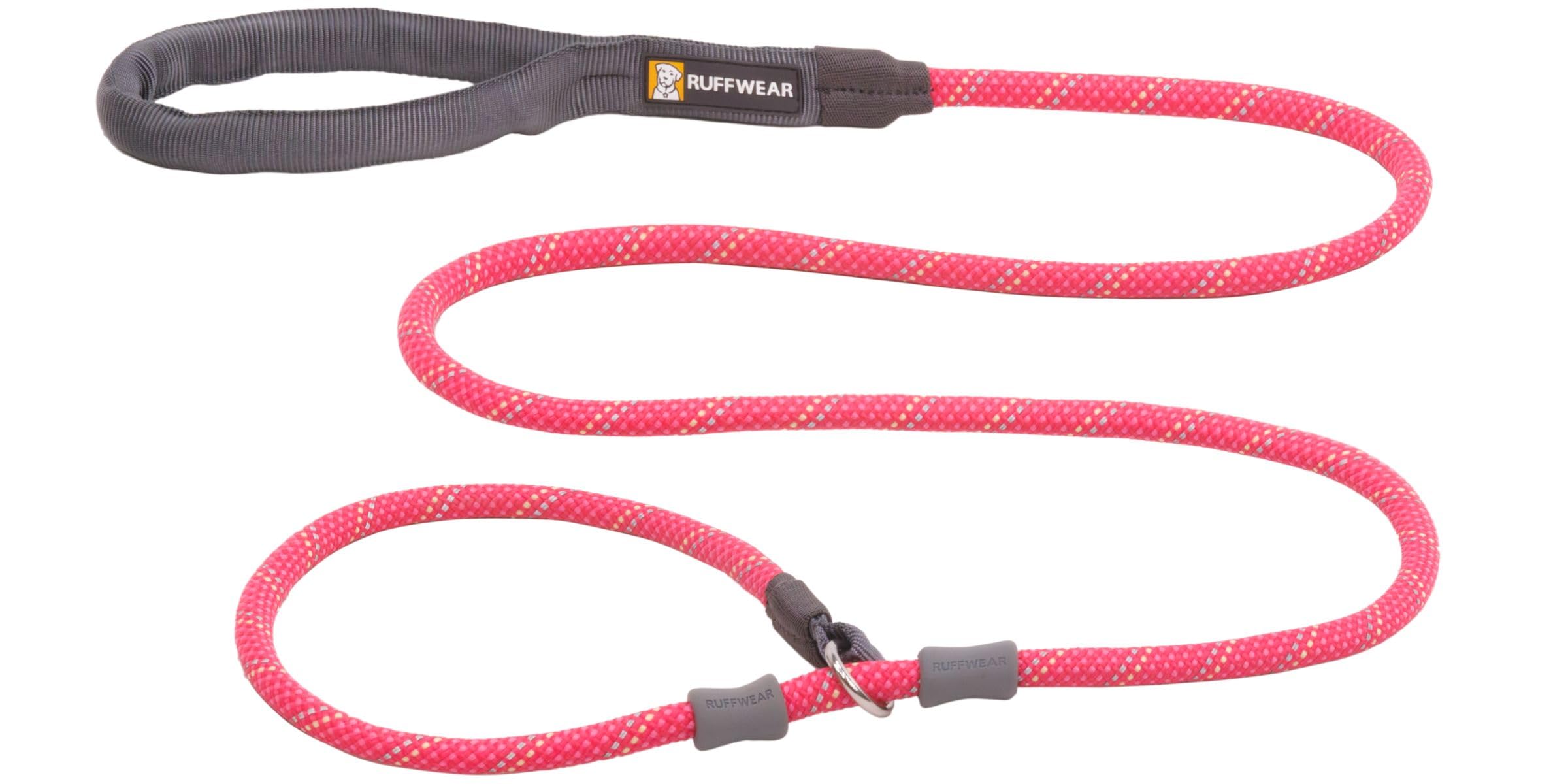 Ruffwear, Just-A-Cinch Dog Leash, 2-In-1 Lead Collar Combination, Slip Lead, Pink