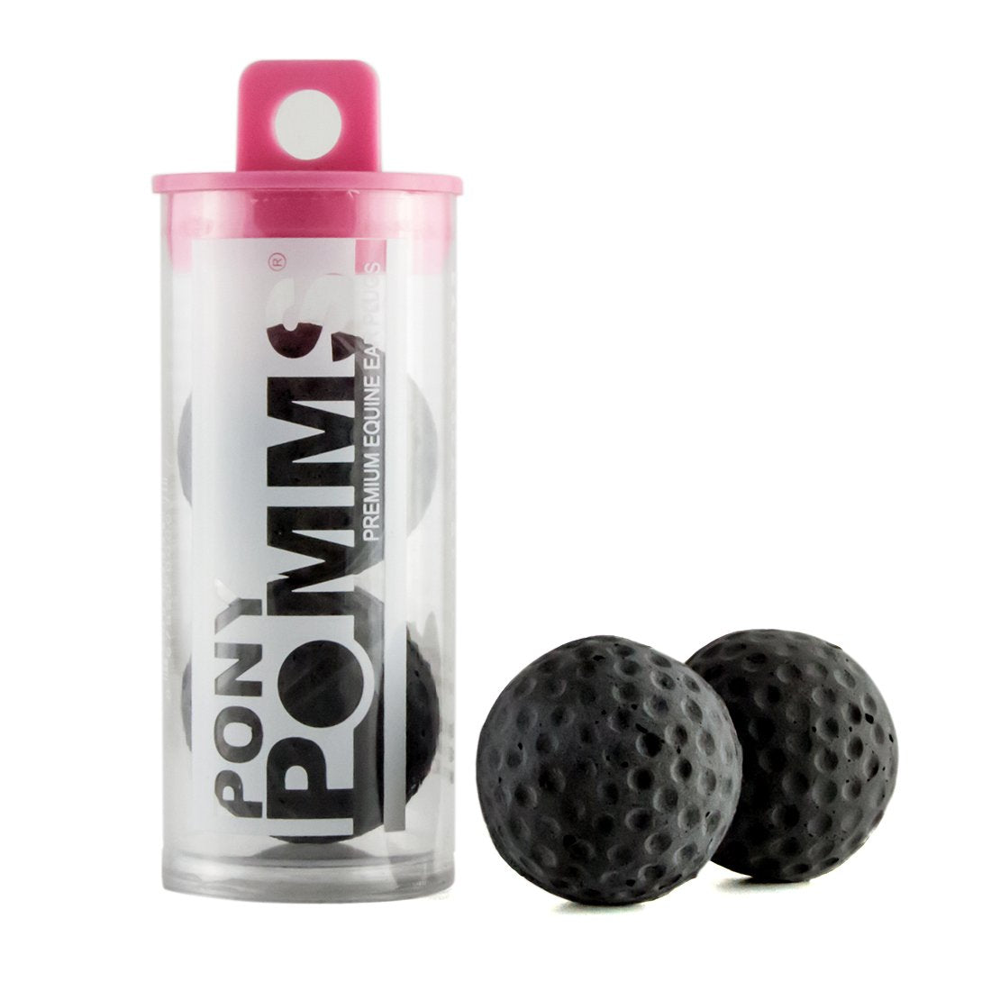 Pomms Pony Horse Foam Ear Plugs Balls Muffles Clipping Training Riding Showing (Pony Size)