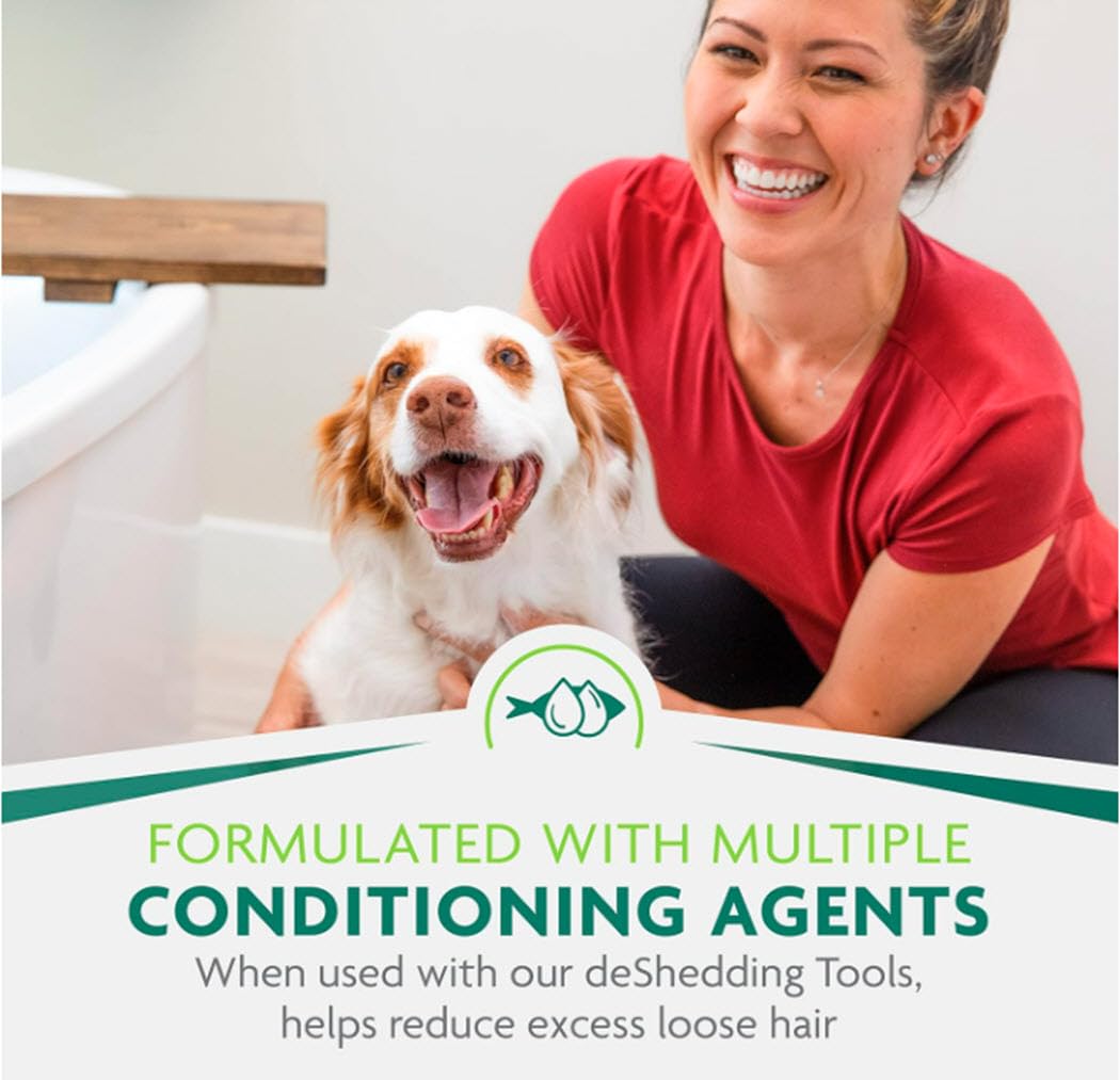 Furminator® Deshedding Ultra Premium Shampoo & Conditioner Bundle. 16Oz.