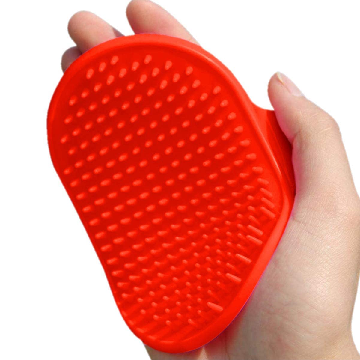 Kittupet Dogs | Deshedding Brush For Dogs | Dogs Bathing Brush | Dog Cat Brush With Soft Bristles | Made Of Natural Rubber (1 Pi