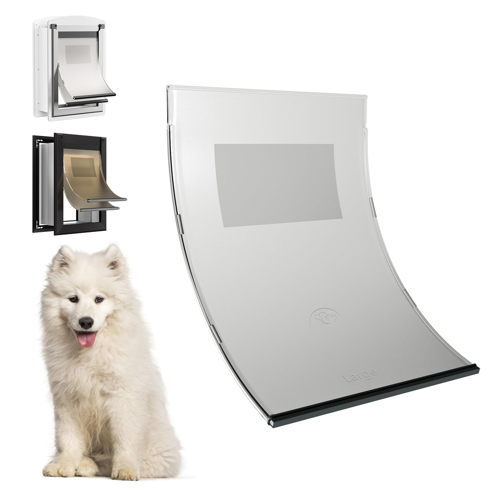 Decormax Replacement Flap For Dog And Cat Doors Including Screws, Large