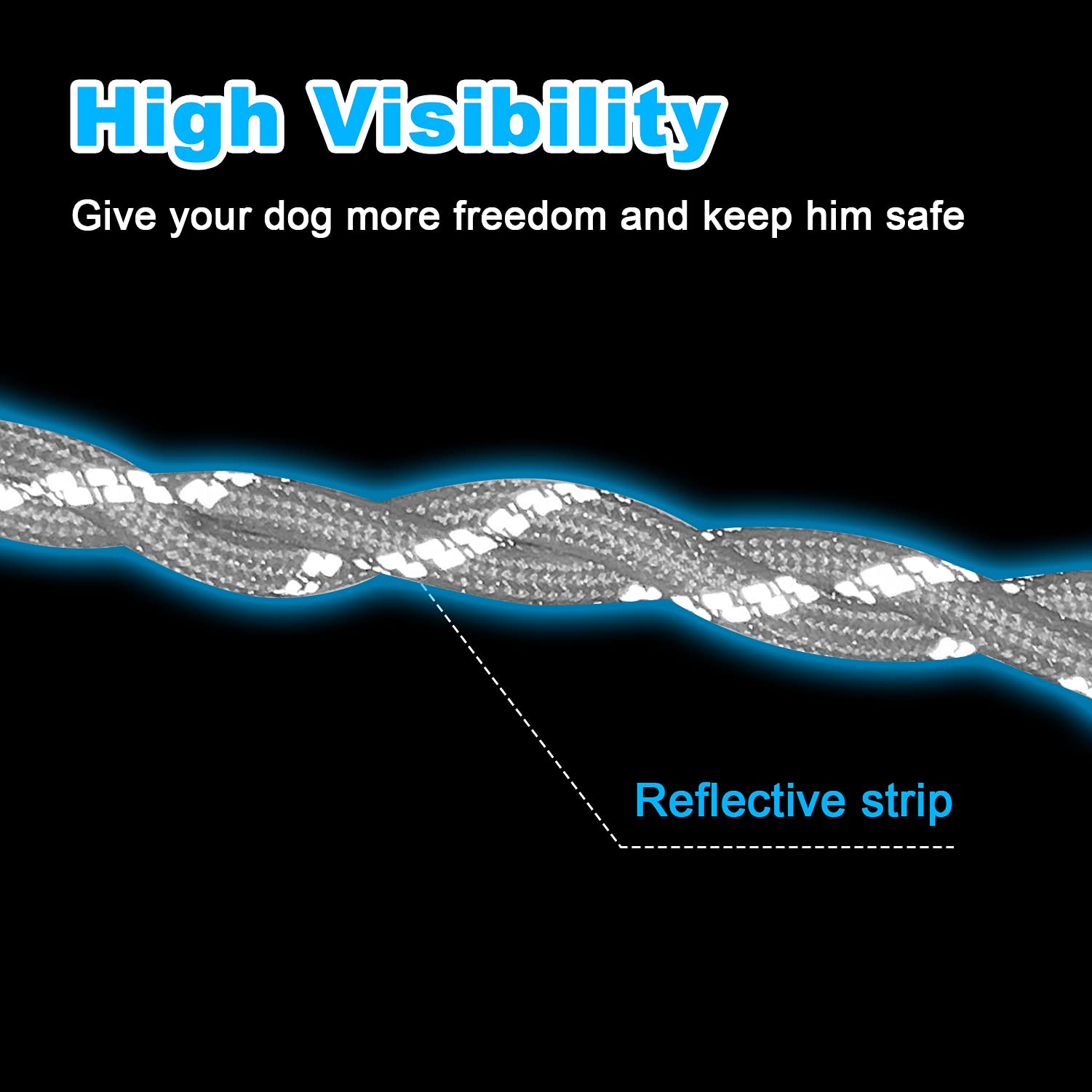 Dog Runner For Yard With Trolley Camping Line Dogs Run Cable Dog Zipline For Backyard