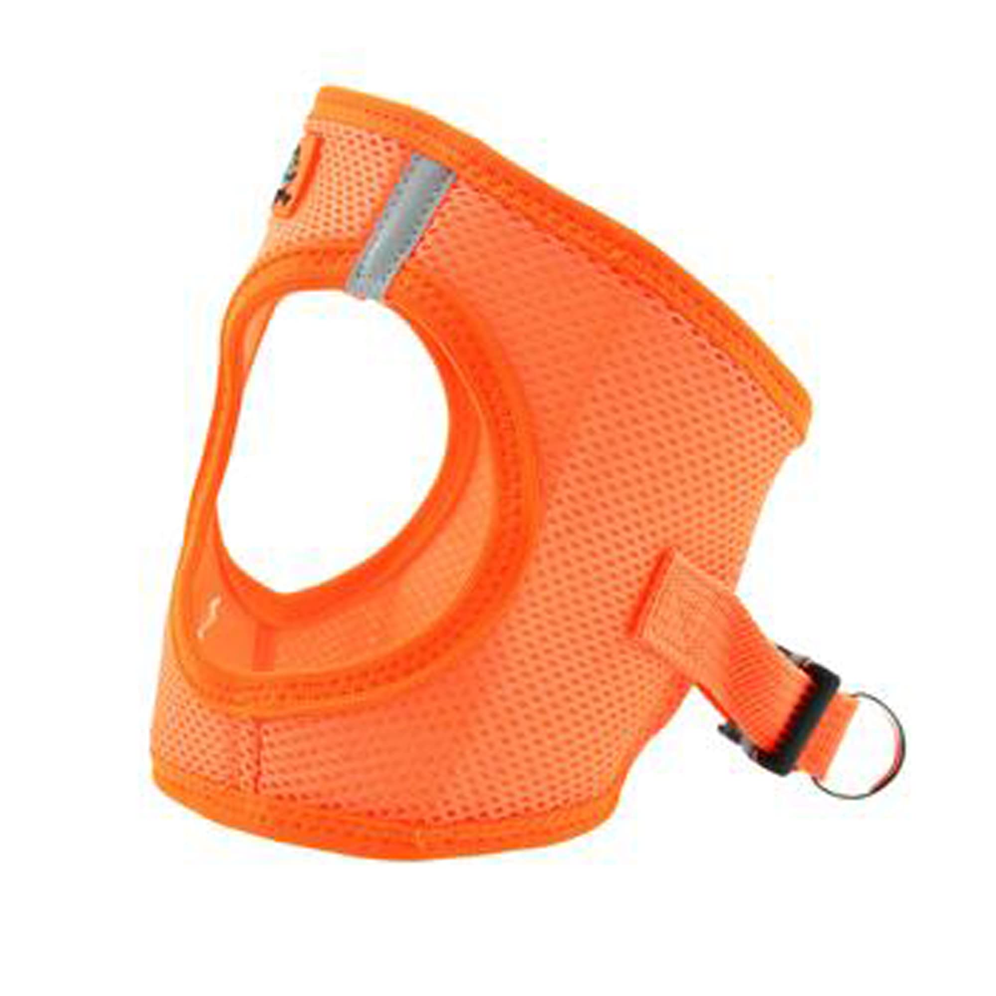 Doggie Design No Choke Dog Harness - Simple Step-In And Go Dog Vest For Small, Medium, And Large Breeds - Breathable Mesh Polyester Pet Harness - Hunter Orange - Xxs