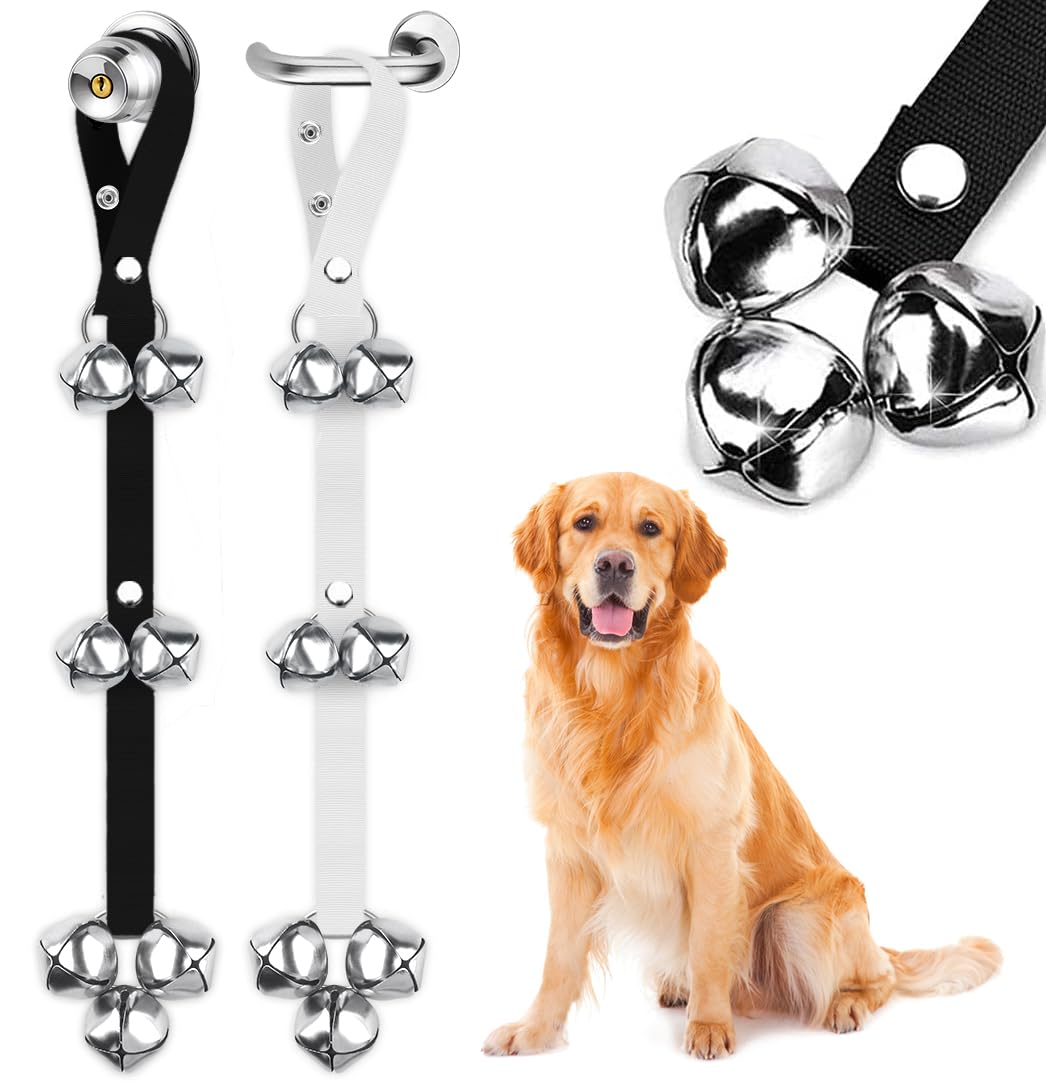 Bluetree 2 Pack Dog Doorbells Premium Quality Training Potty Great Dog Bells Adjustable Door Bell Dog Bells For Potty Training Y