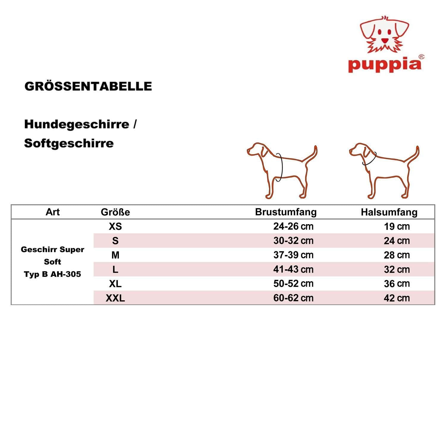 PUPPIA International PUAH305WNXXL Soft Harness B Vest, XX-Large, Wine Red