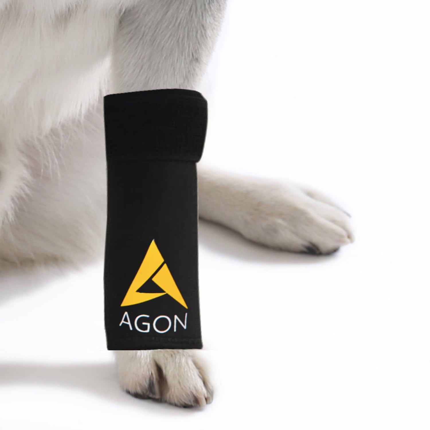 AGON Dog Canine Front Leg Brace, Black, Large/X-Large, Smooth Mesh Material, Model agondoglxl, Prevents Injuries and Sprains