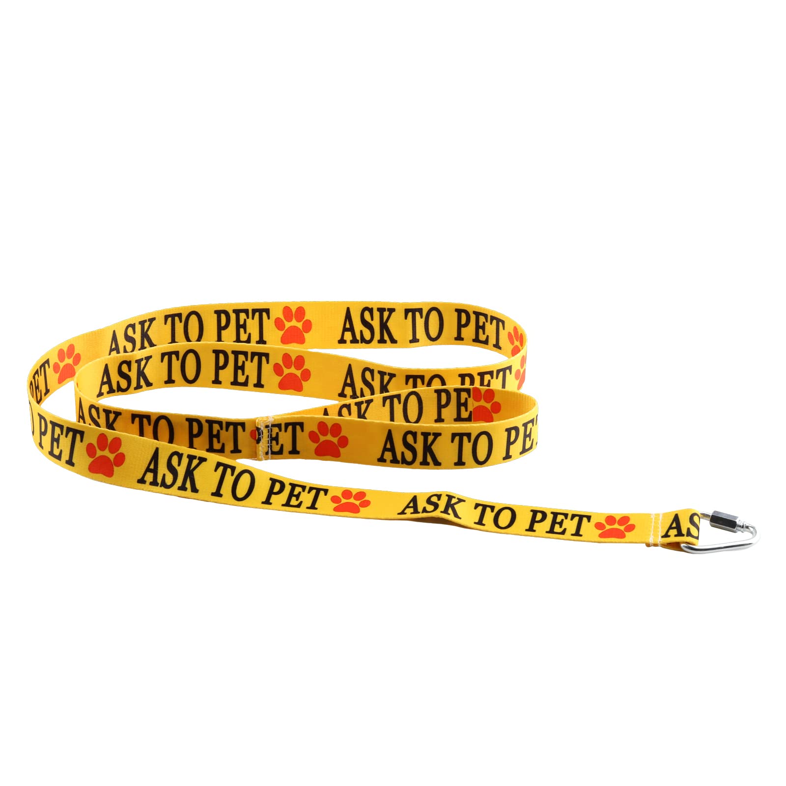 Jxgzso Ask Before Petting/Ask To Pet Nervous Yellow Dog Lead Shy Rescue Dog Gift Nervous Shy Dog Gift (Ask To Pet Leashes)