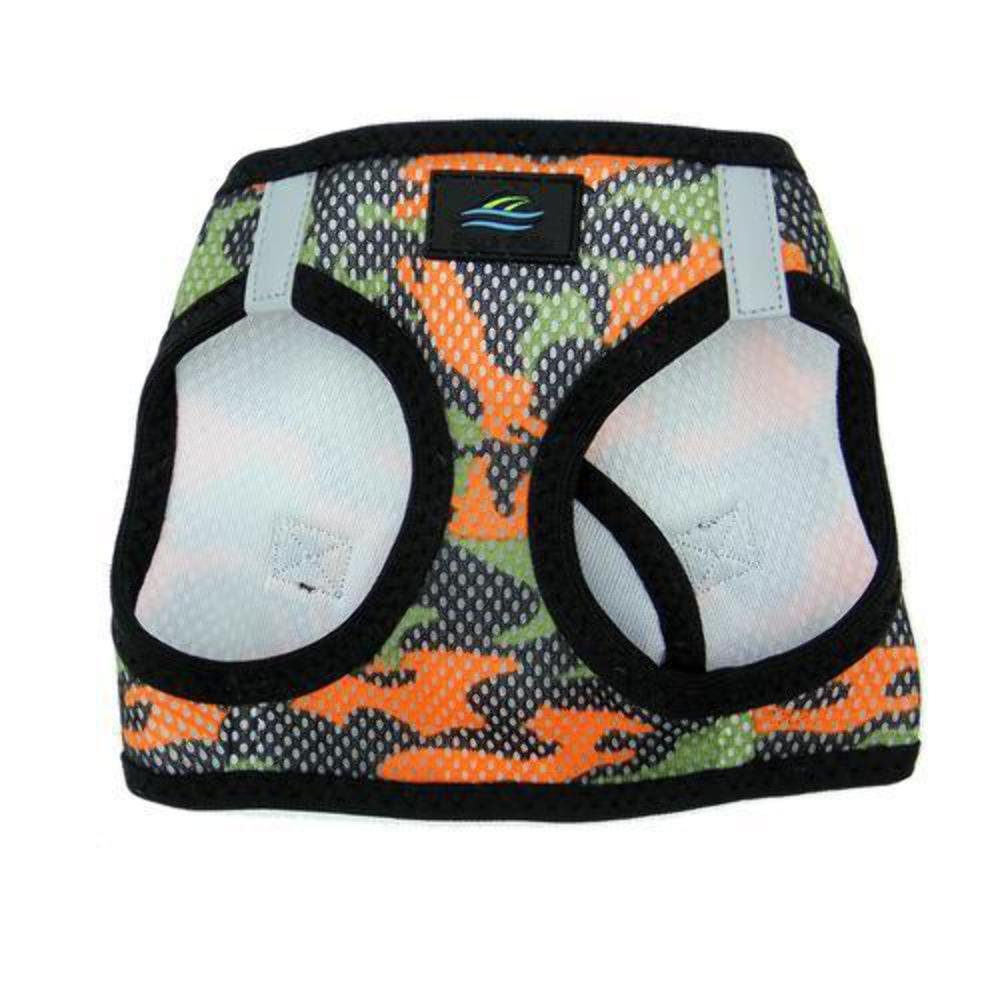 American River Dog Harness Camouflage Collection - Orange Camo Xl