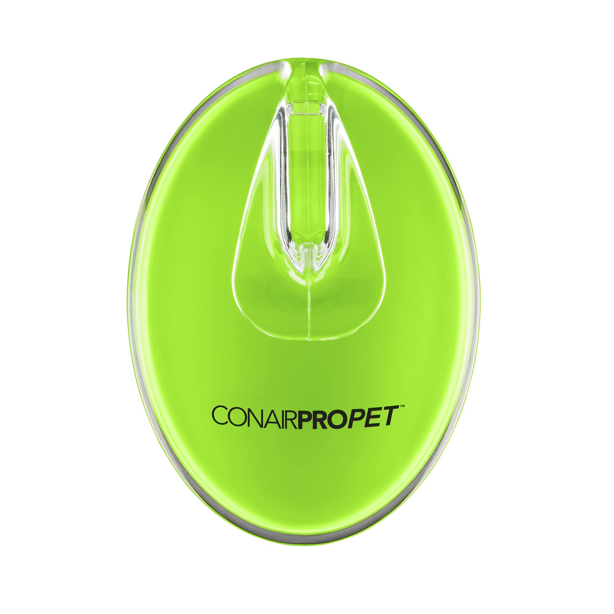 Conairpro Dog & Cat Pet Brush With Ergonomic Pet-It Design, Dog Brush For Shedding, Metal Pin, Yellow